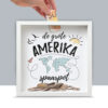 DV-01-600 de grote VAKANTIE spaarpot AMERIKA gepersonaliseerd-cadeau-T-code