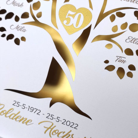 50 Jahre verheiratet Goldene Hochzeit Geschenk Tipp
