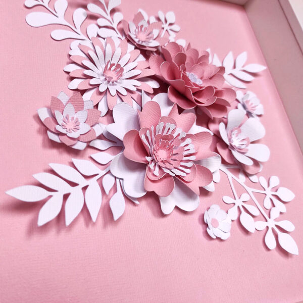 Suchst du eine schone 3D Wanddekoration Dann sind diese Blumen ein schones Geschenk. Sie sind aus hochwertigem Papier. Tolle Geschenkidee