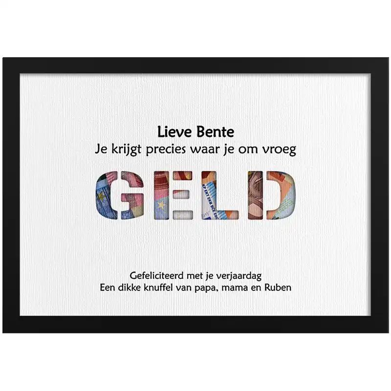 Geld cadeau geven
